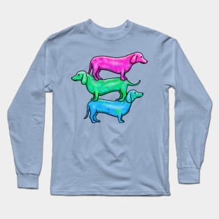 Wiener Goggies Polysexual Long Sleeve T-Shirt